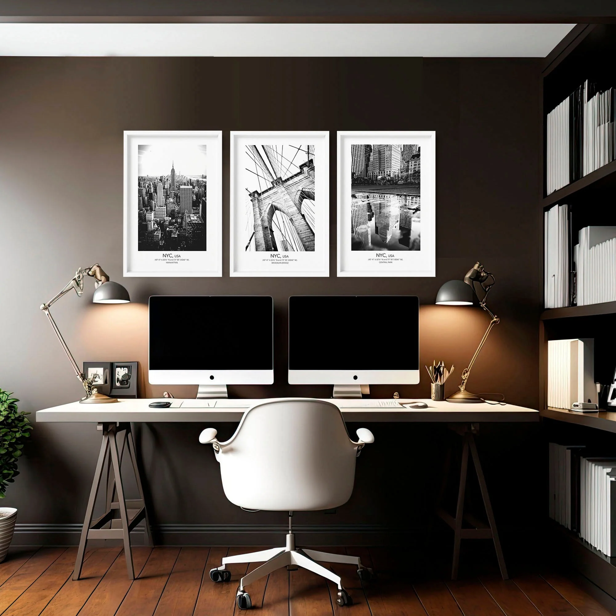 New york city wall art | set of 3 prints for Home office decor - Image 3