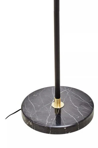 Newton Gold Finish Metal Shade Floor Lamp - Image 10