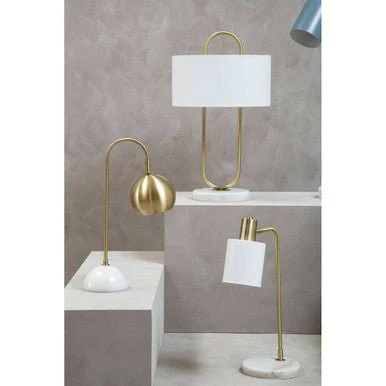 Newton White Shade Desk Lamp - Image 13
