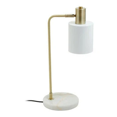 Newton White Shade Desk Lamp - Image 5