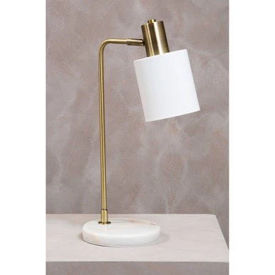 Newton White Shade Desk Lamp - Image 9