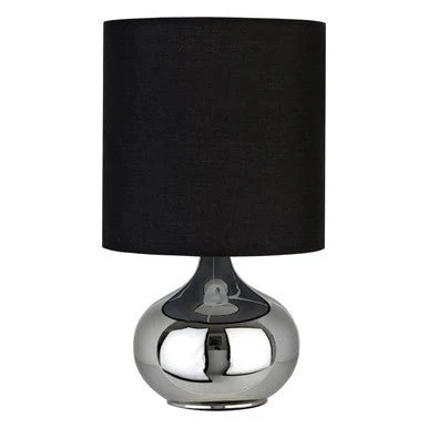 Niko Black Fabric Shade Table Lamp - Image 6