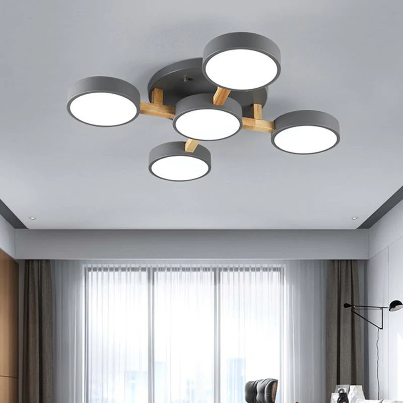Nordic Bedroom Ceiling Lamps Small Apartment Living Room Simple Modern