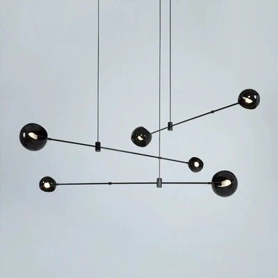 Nordic Minimalist Living Room Bedroom Dining Room Molecular Chandelier