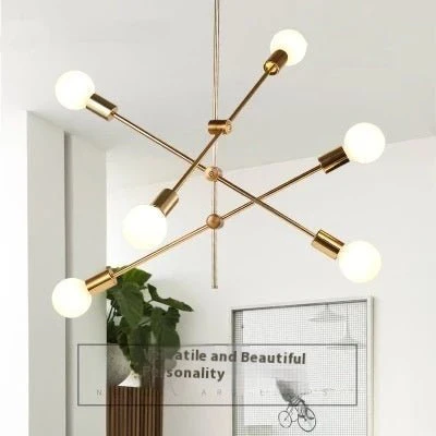 Nordic Minimalist Living Room Bedroom Dining Room Molecular Chandelier - Image 2