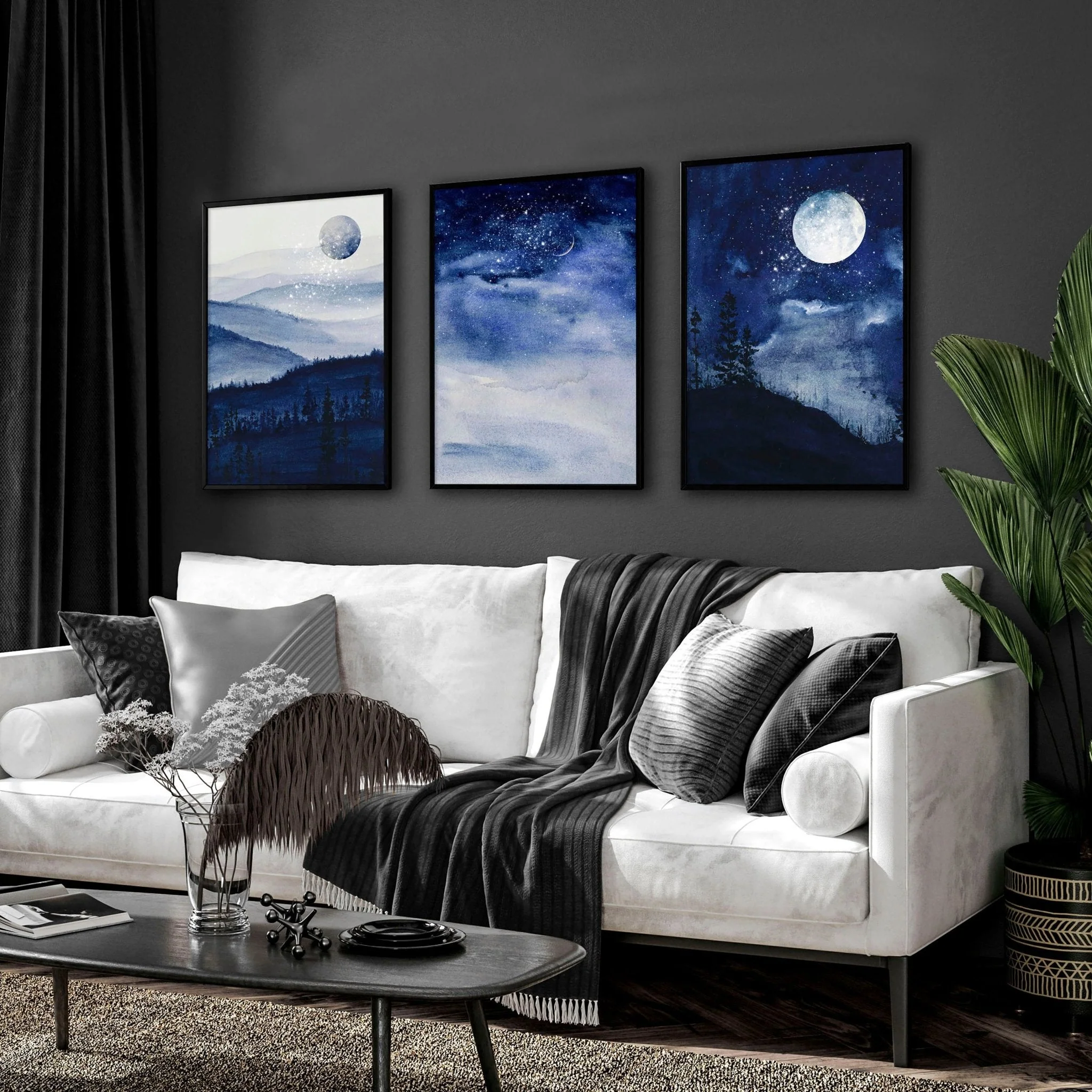 Nordic wall art | set of 3 framed wall art prints - Image 7