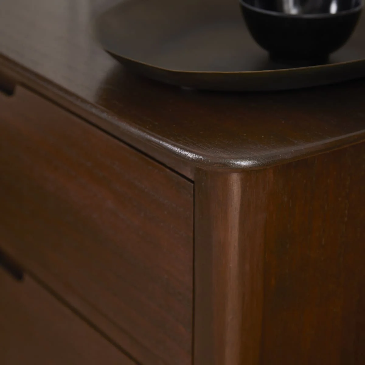 Norway Walnut Chest of 3 Drawers - Image 6