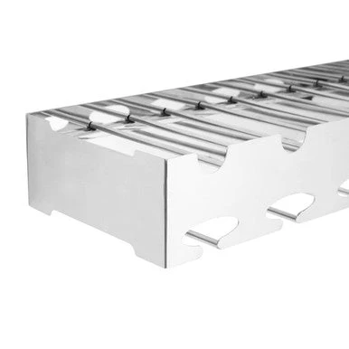 Novo 6 Bottle Silver Wide Wine Rack - Image 6
