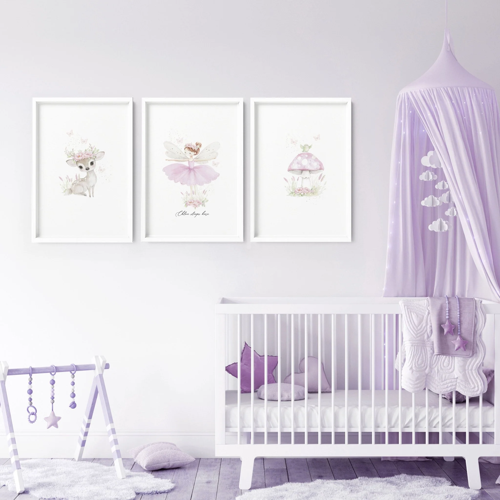 Nursery Artwork | Set of 3 wall art prints - Image 4