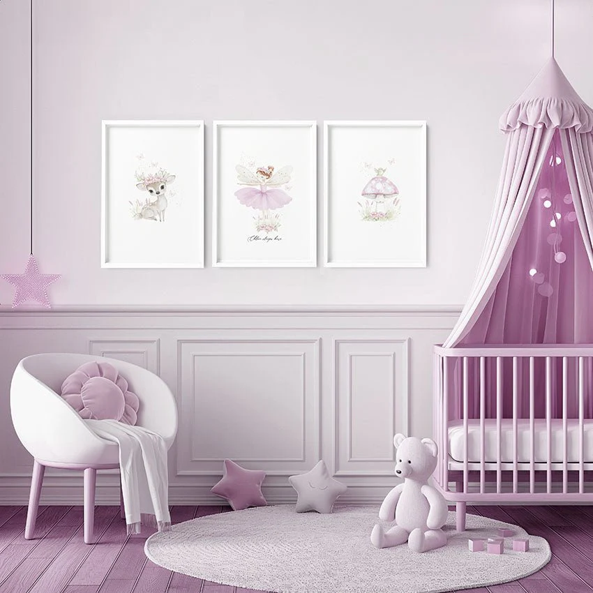 Nursery Artwork | Set of 3 wall art prints - Image 7