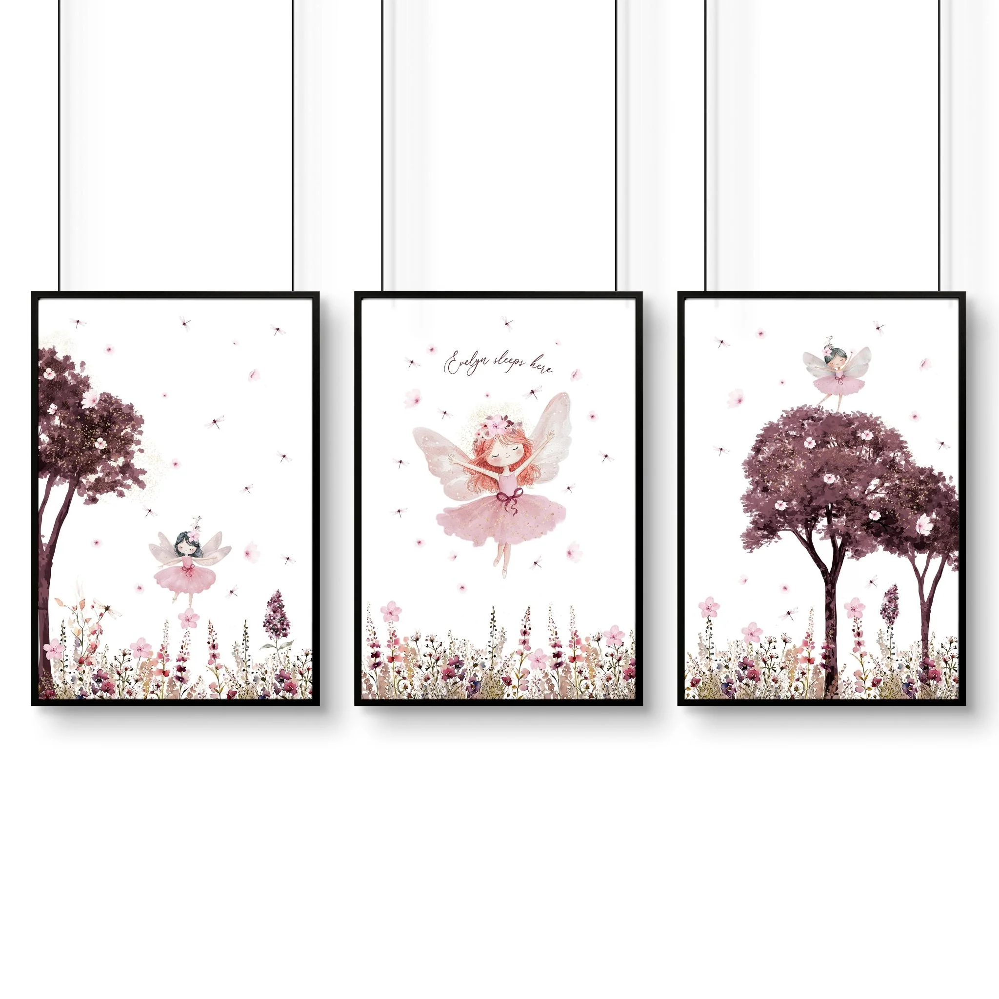 Nursery Pictures Framed | Set of 3 wall art prints - Image 11