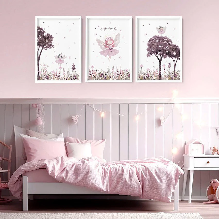 Nursery Pictures Framed | Set of 3 wall art prints - Image 2
