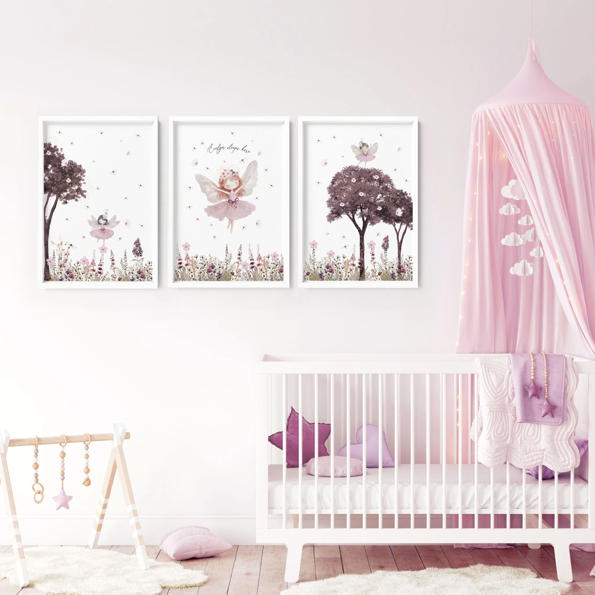 Nursery Pictures Framed | Set of 3 wall art prints - Image 3
