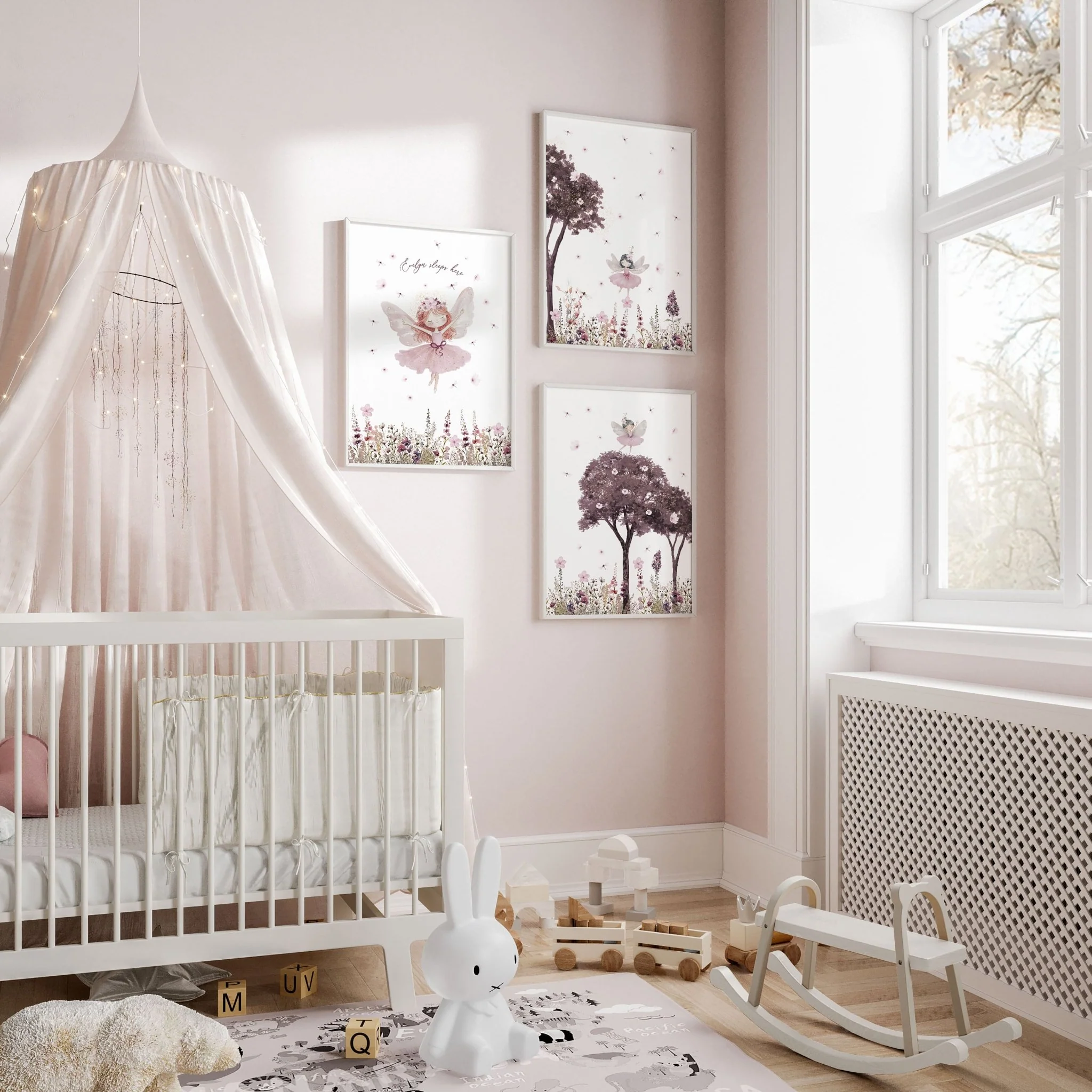 Nursery Pictures Framed | Set of 3 wall art prints - Image 4