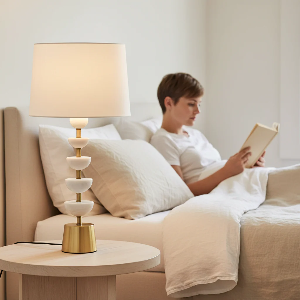 Ocala White Table Lamp - Image 2