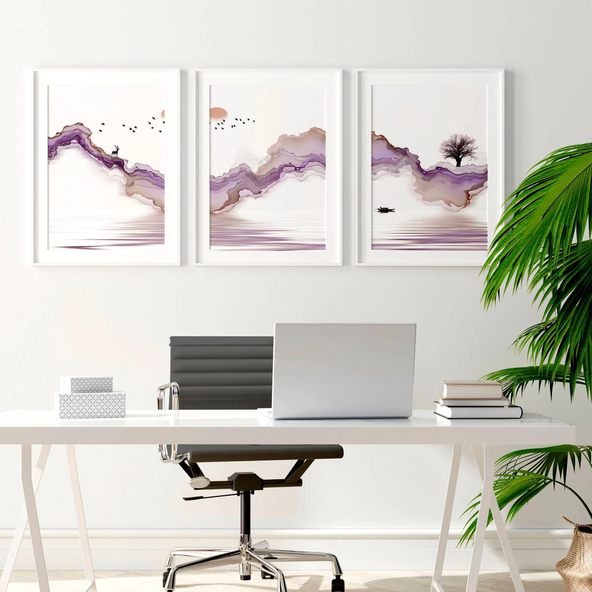 Office art | set of 3 Japanese wall art - Image 7