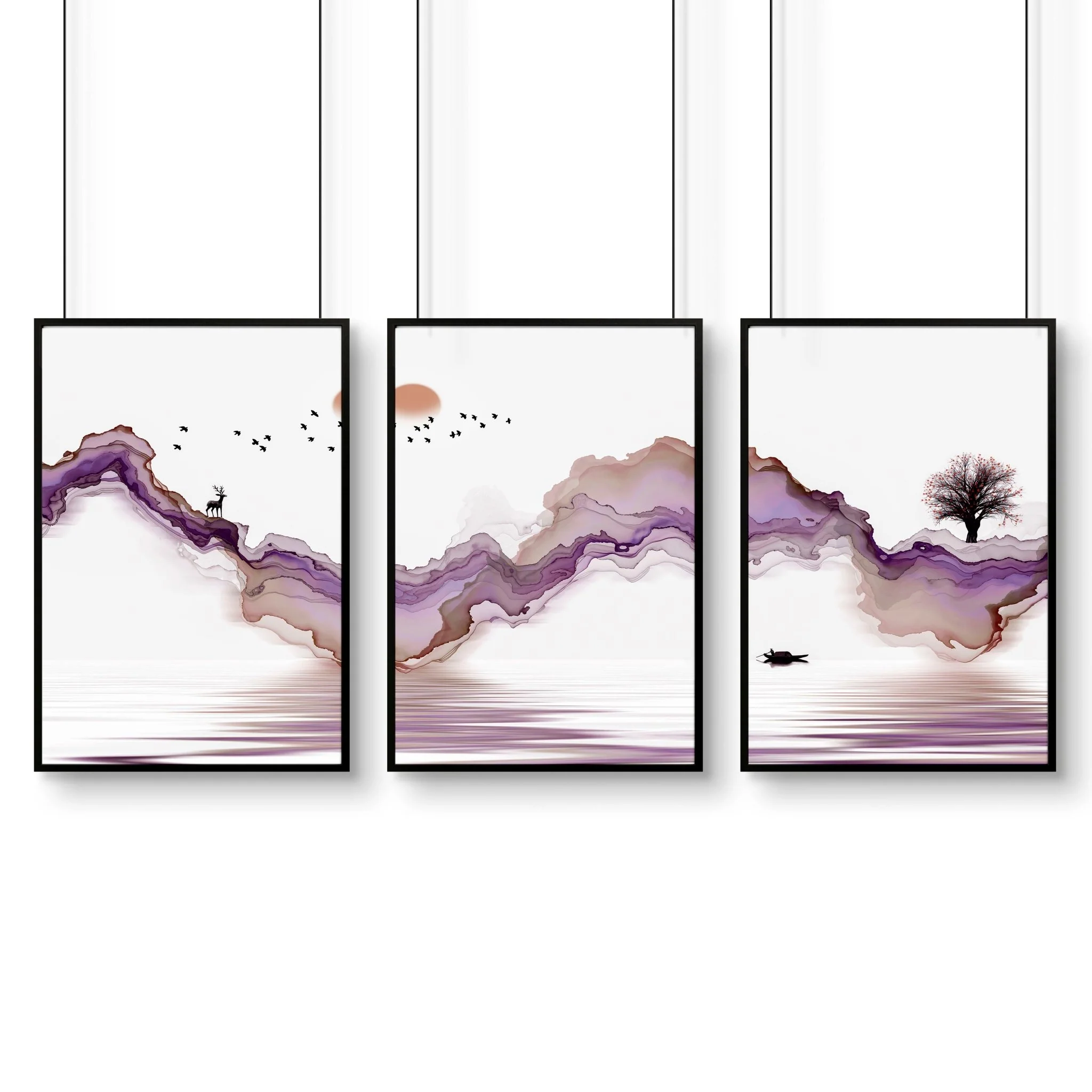 Office art | set of 3 Japanese wall art - Image 9