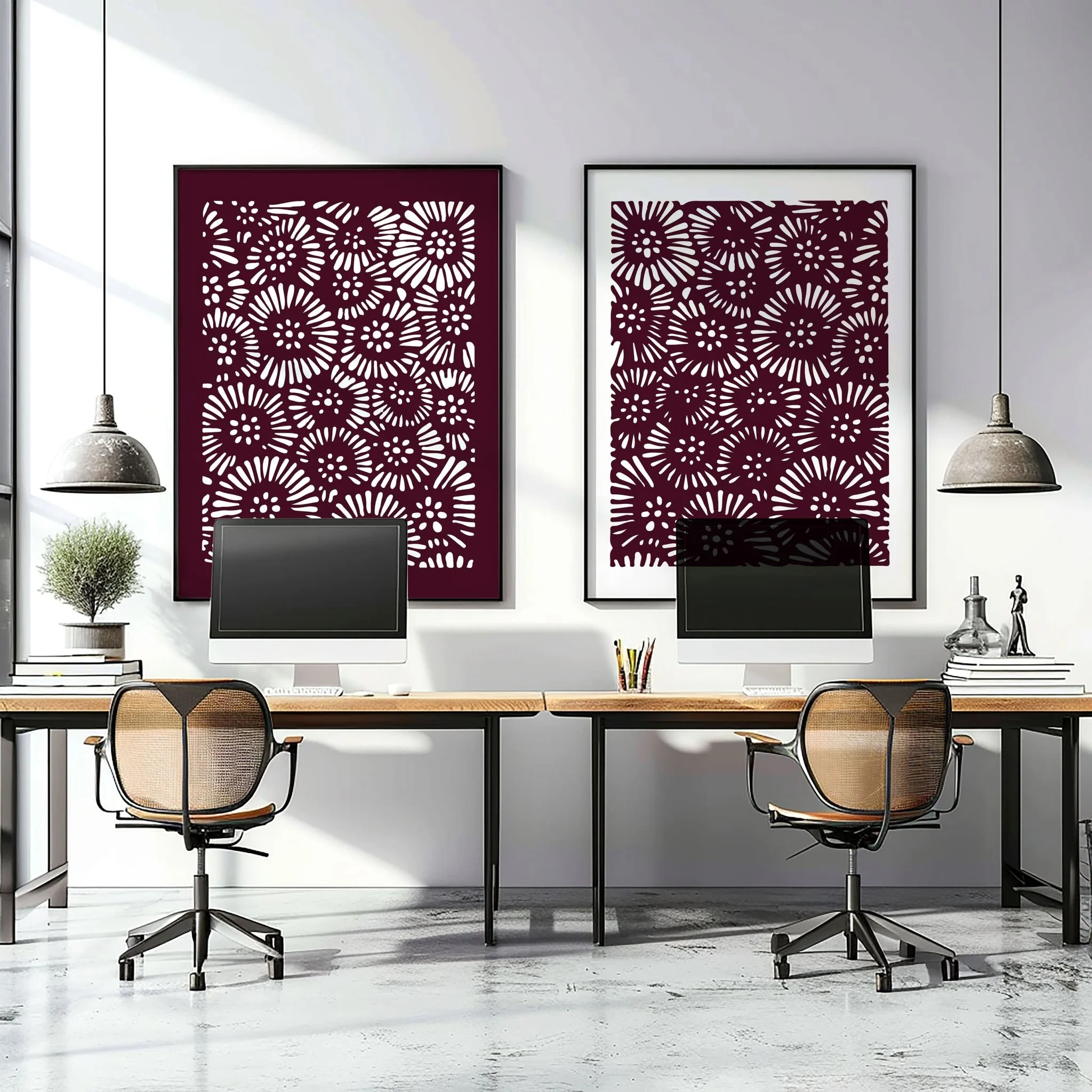 Office Art Work | Set of 2 wall art prints - Image 3