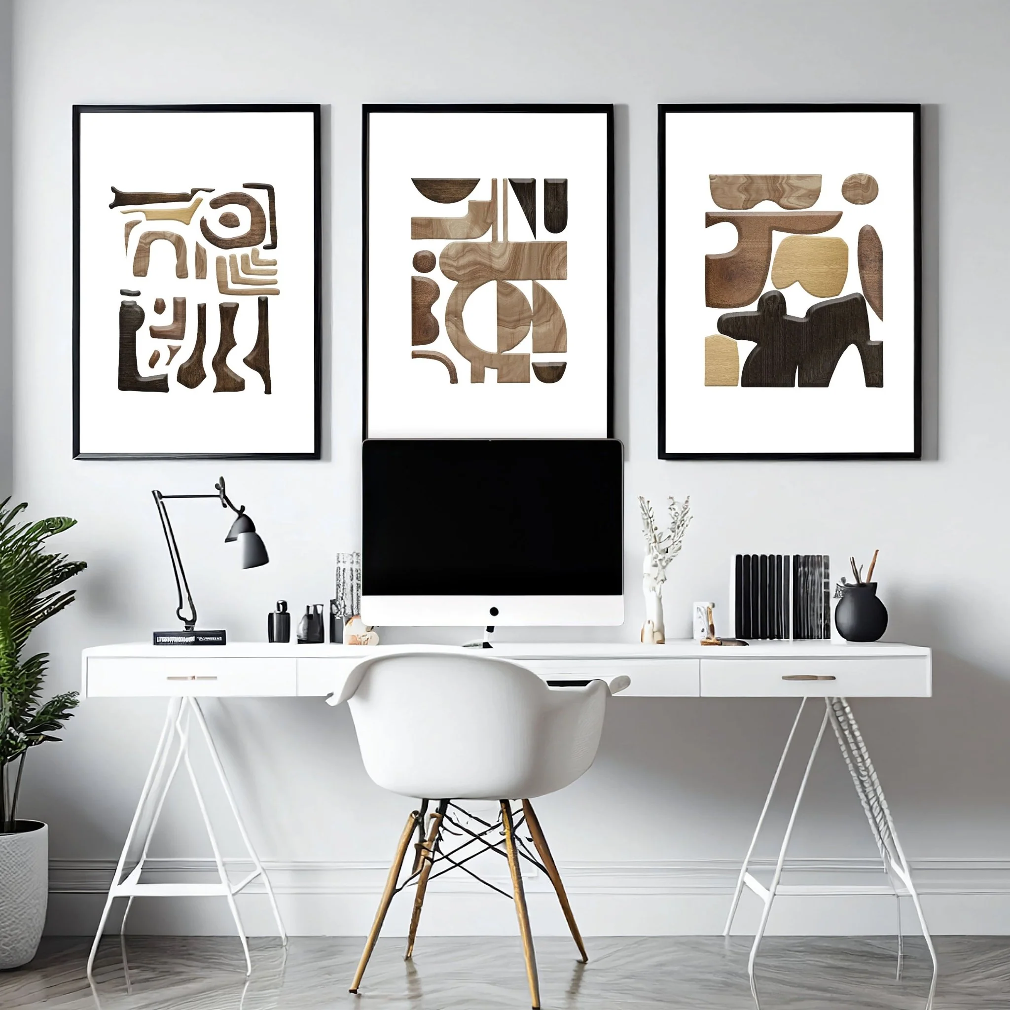 Office Decoration Wall | Set of 3 wall art prints - Image 2