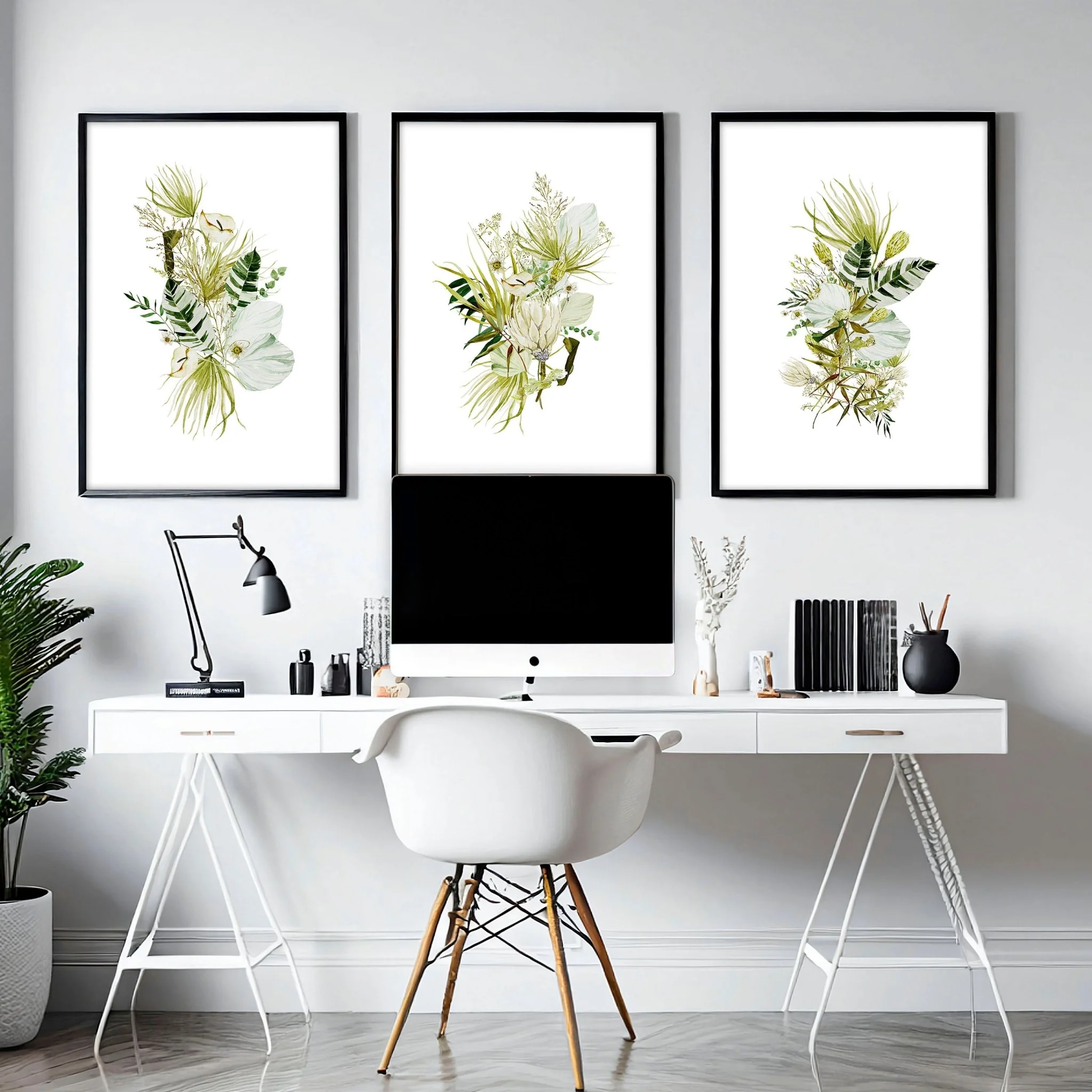 Office desk decor ideas | set of 3 wall art prints - Image 7
