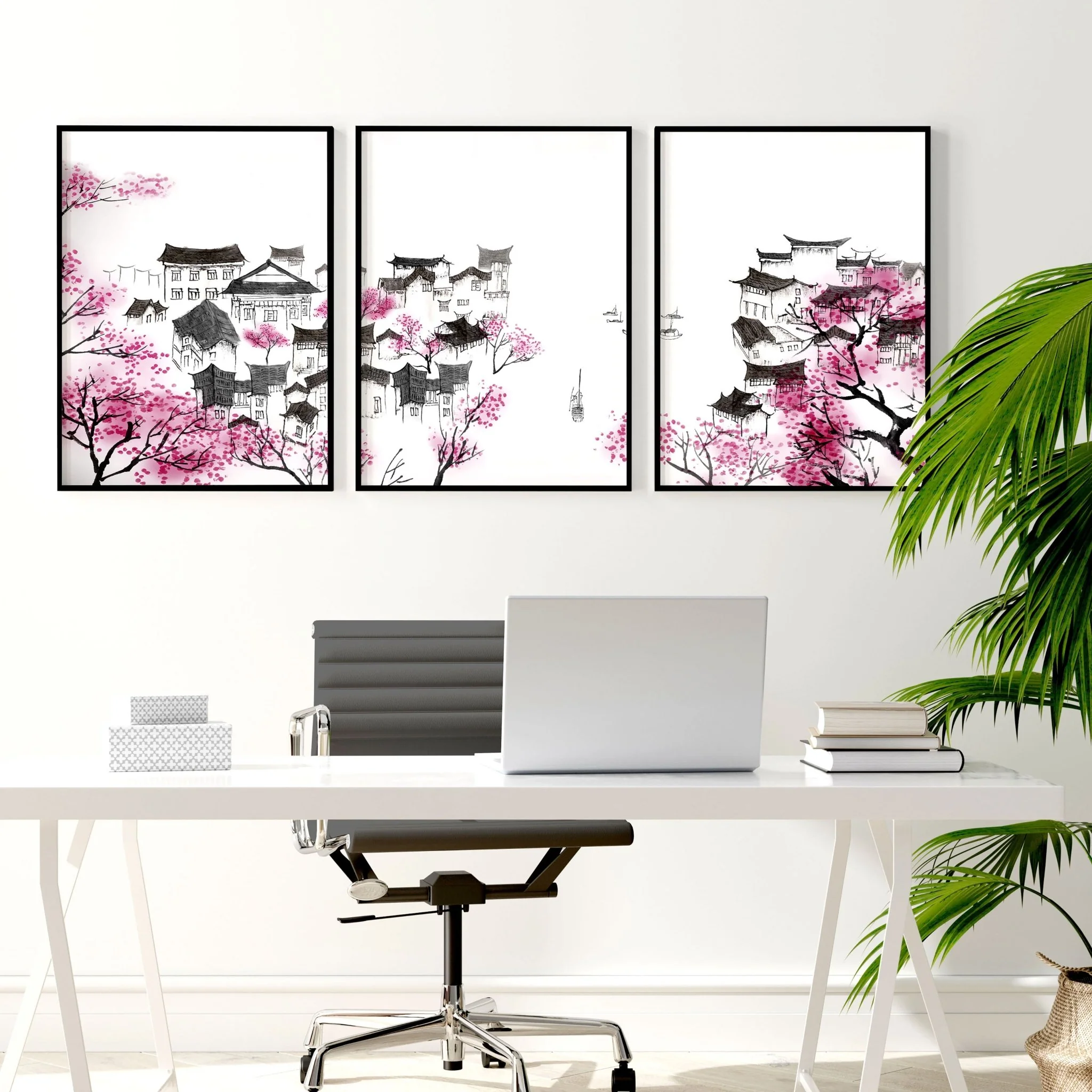 Office Wall Art Ideas | Set of 3 wall art prints - Image 2