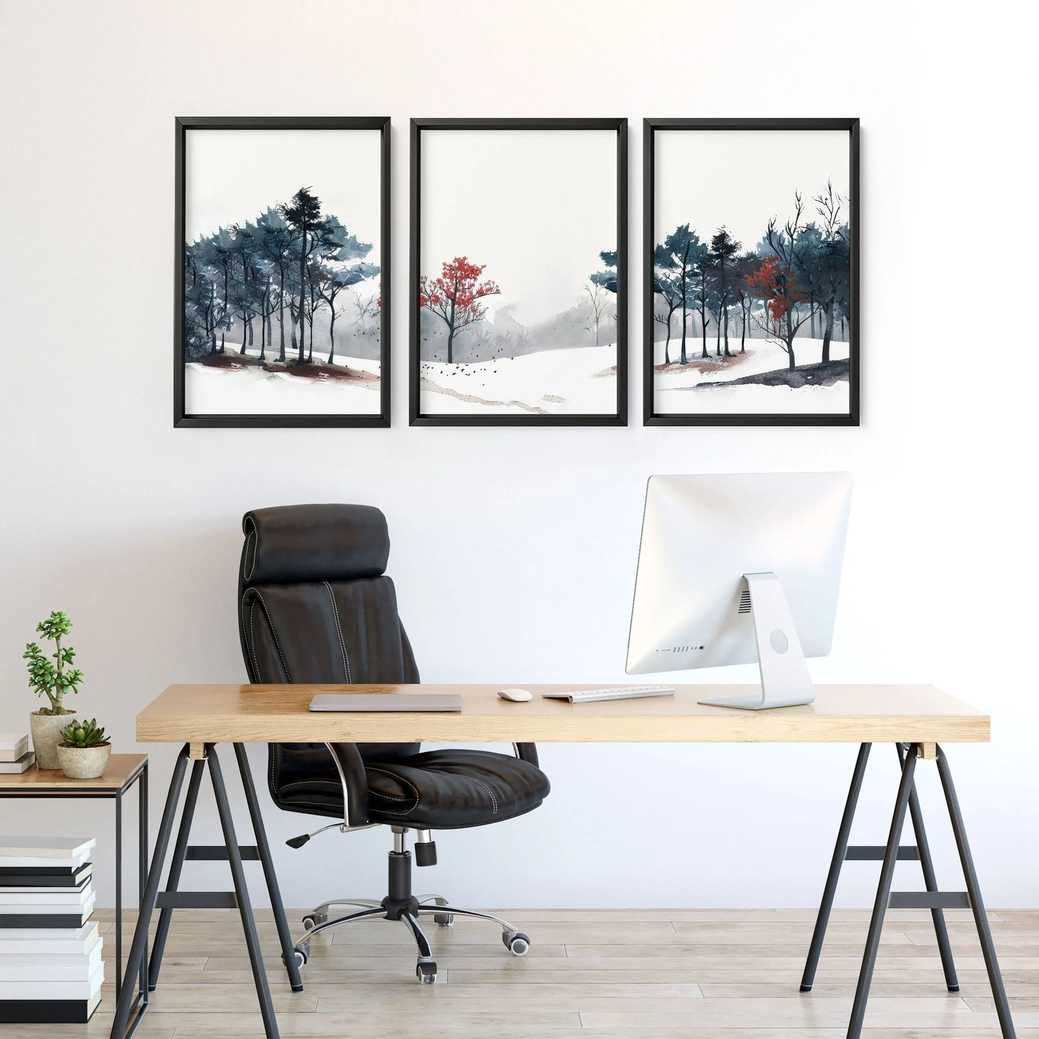 Office Wall Decor Ideas | Set of 3 wall art prints - Image 6