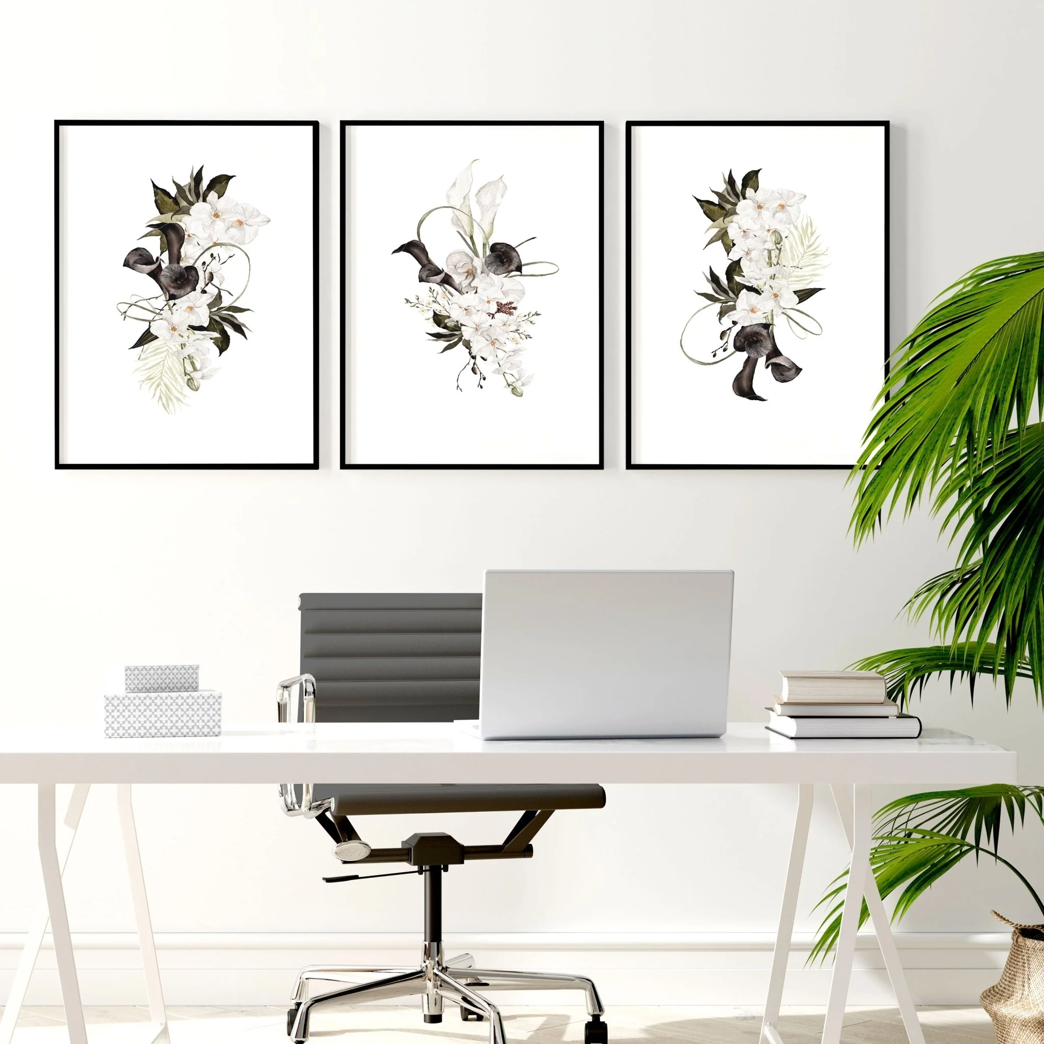 Office Wall Decoration Ideas | Set of 3 wall art prints - Image 5