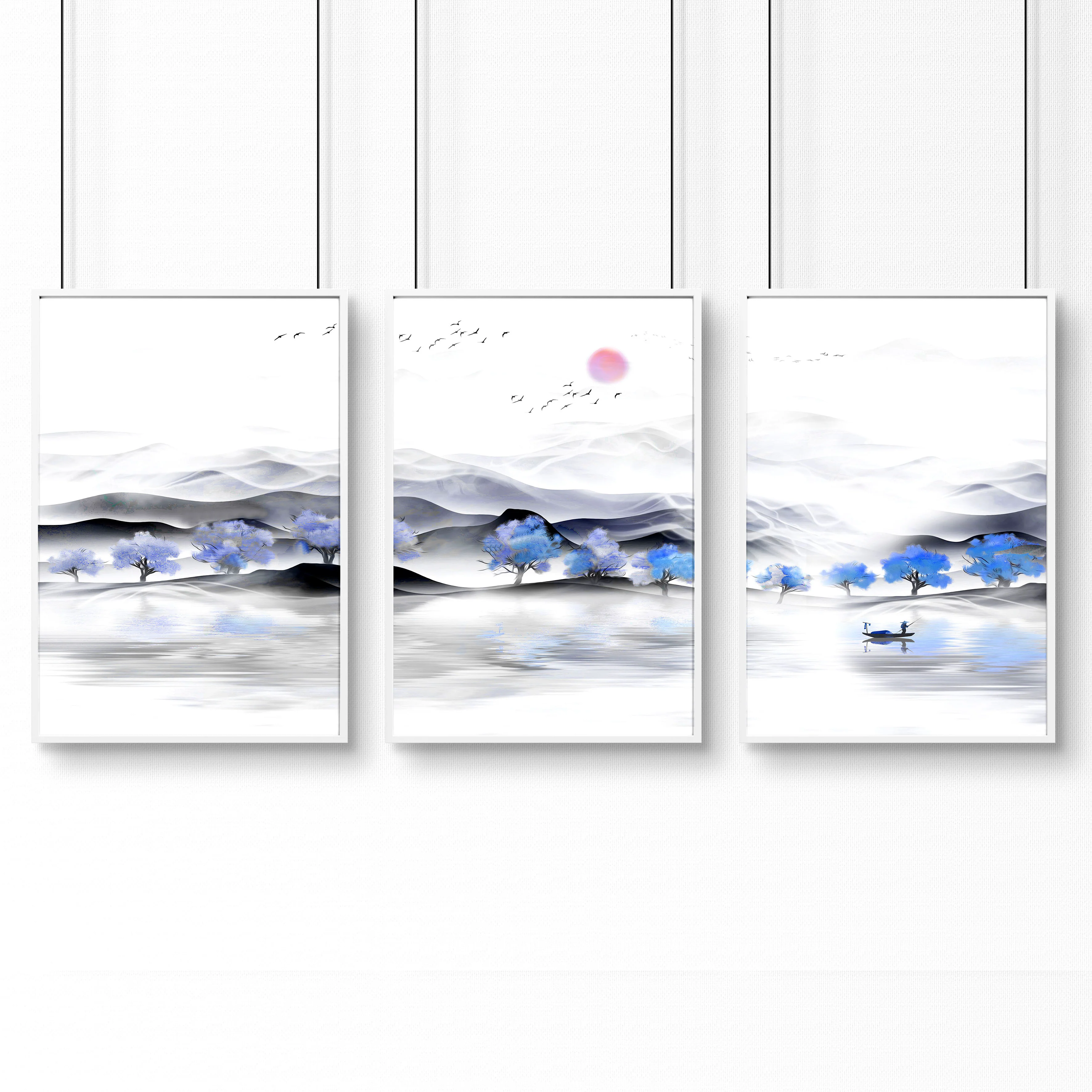 Office wall decorations | set of 3 framed wall art prints - Image 10
