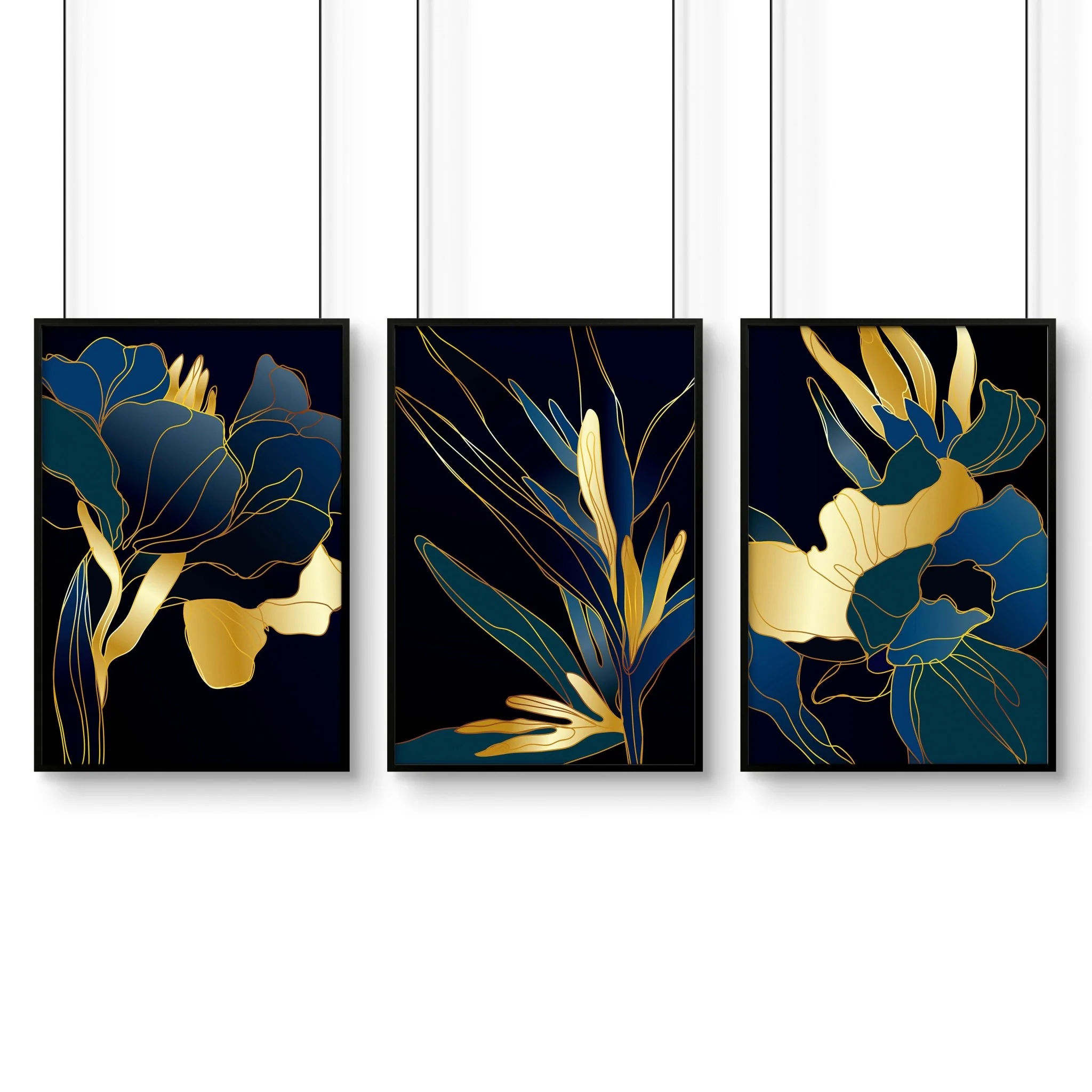 Wall decoration for office | set of 3 Eclectic wall art - Image 8