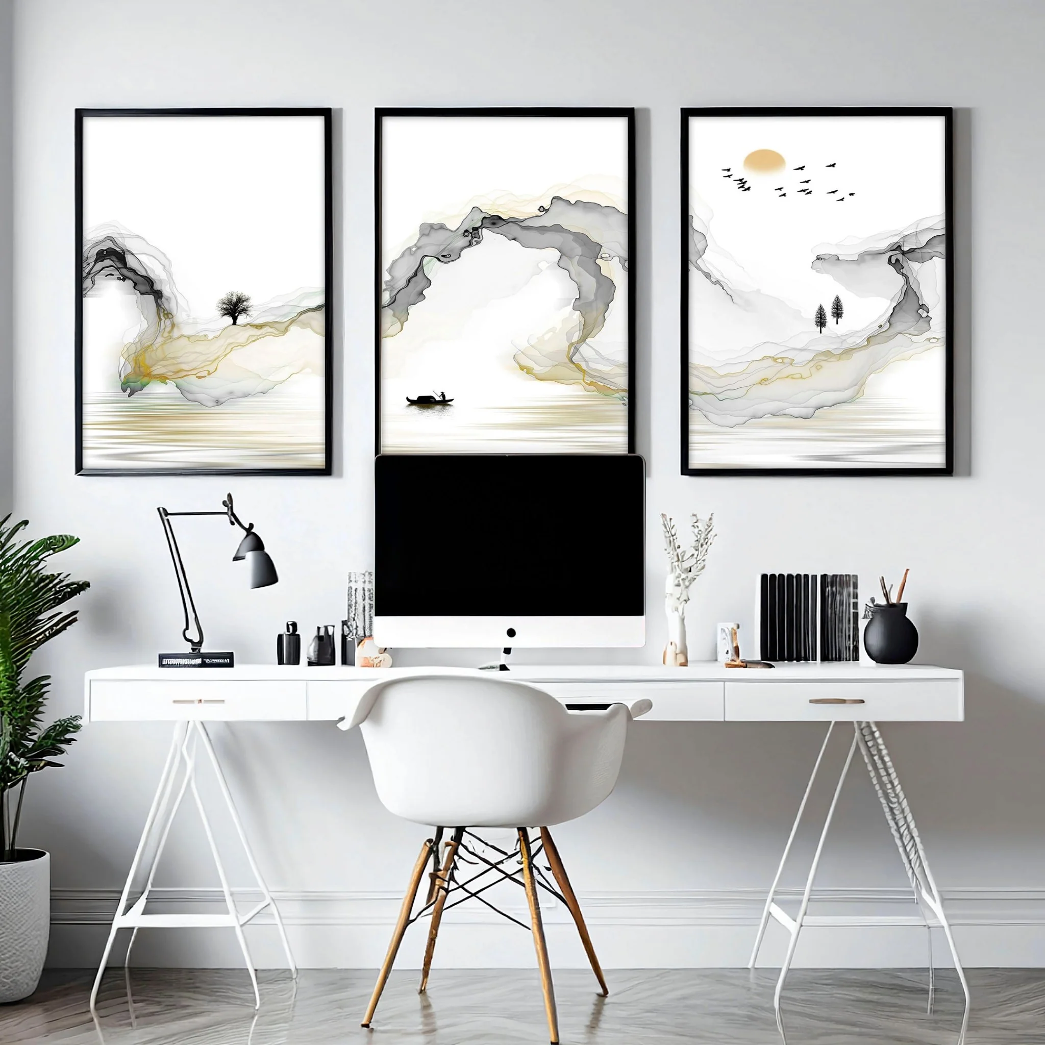 Wall Decorations For Office | set of 3 wall art prints - Image 8
