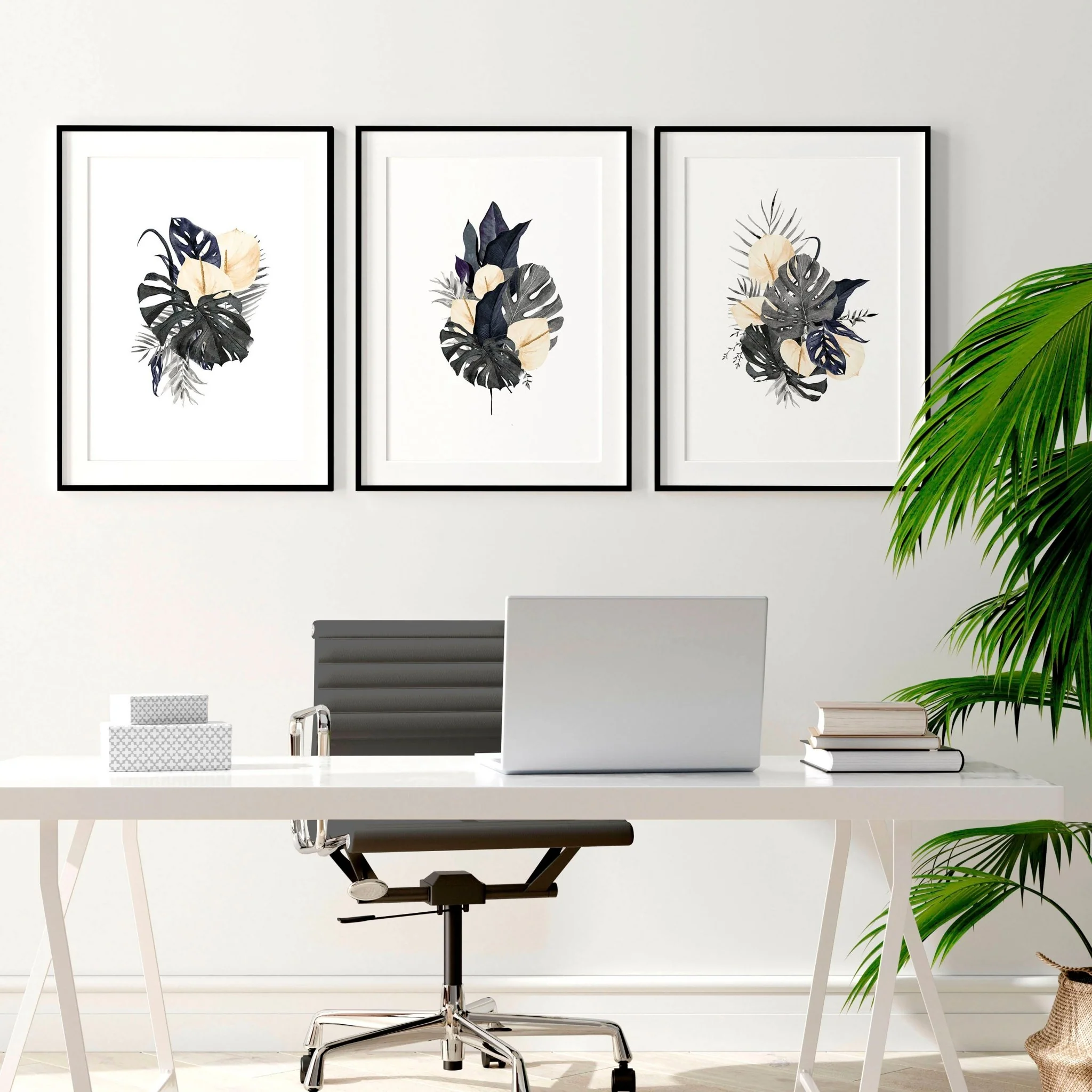 Office wall paintings | set of 3 framed wall art - Image 7