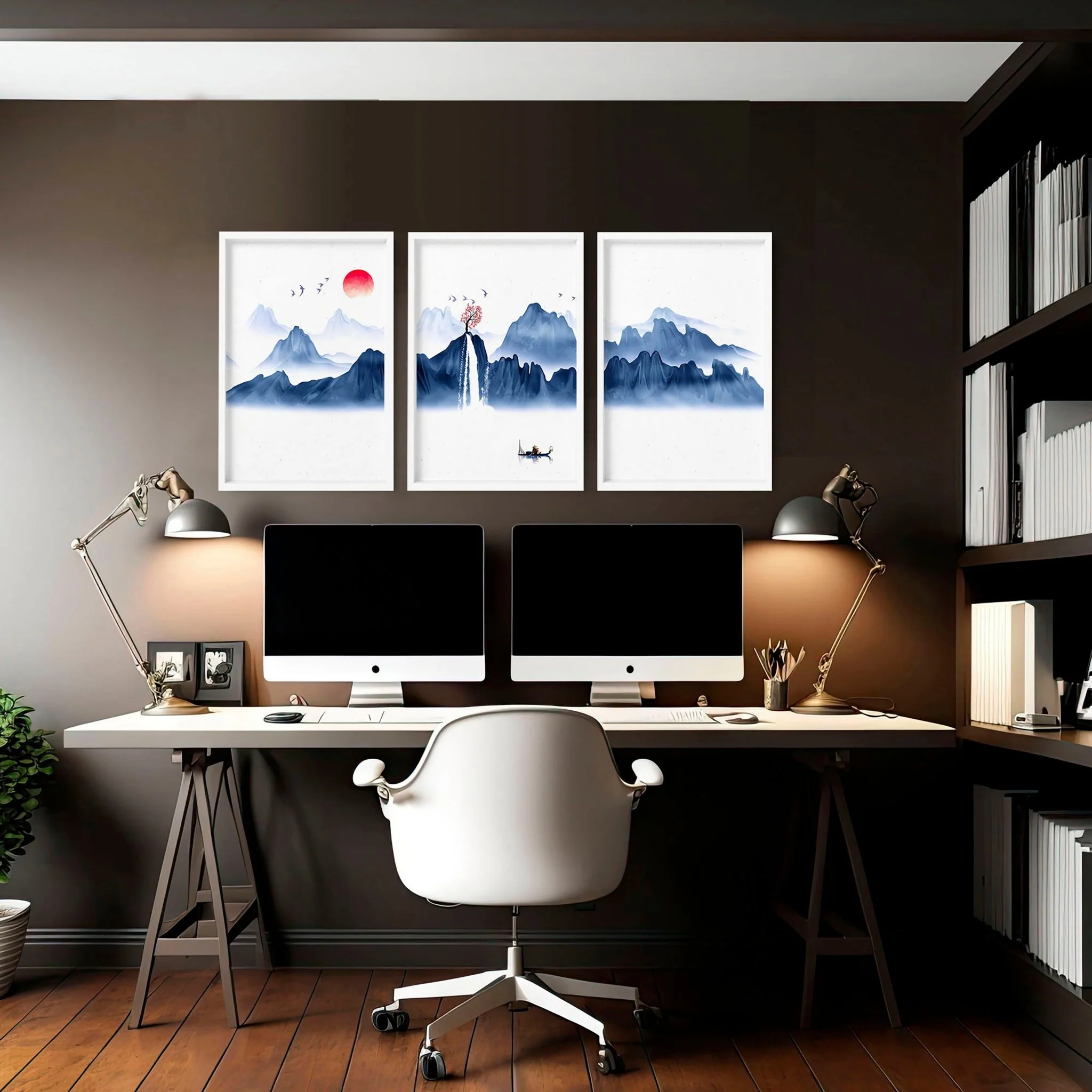 Office wall pictures | set of 3 framed wall art - Image 7