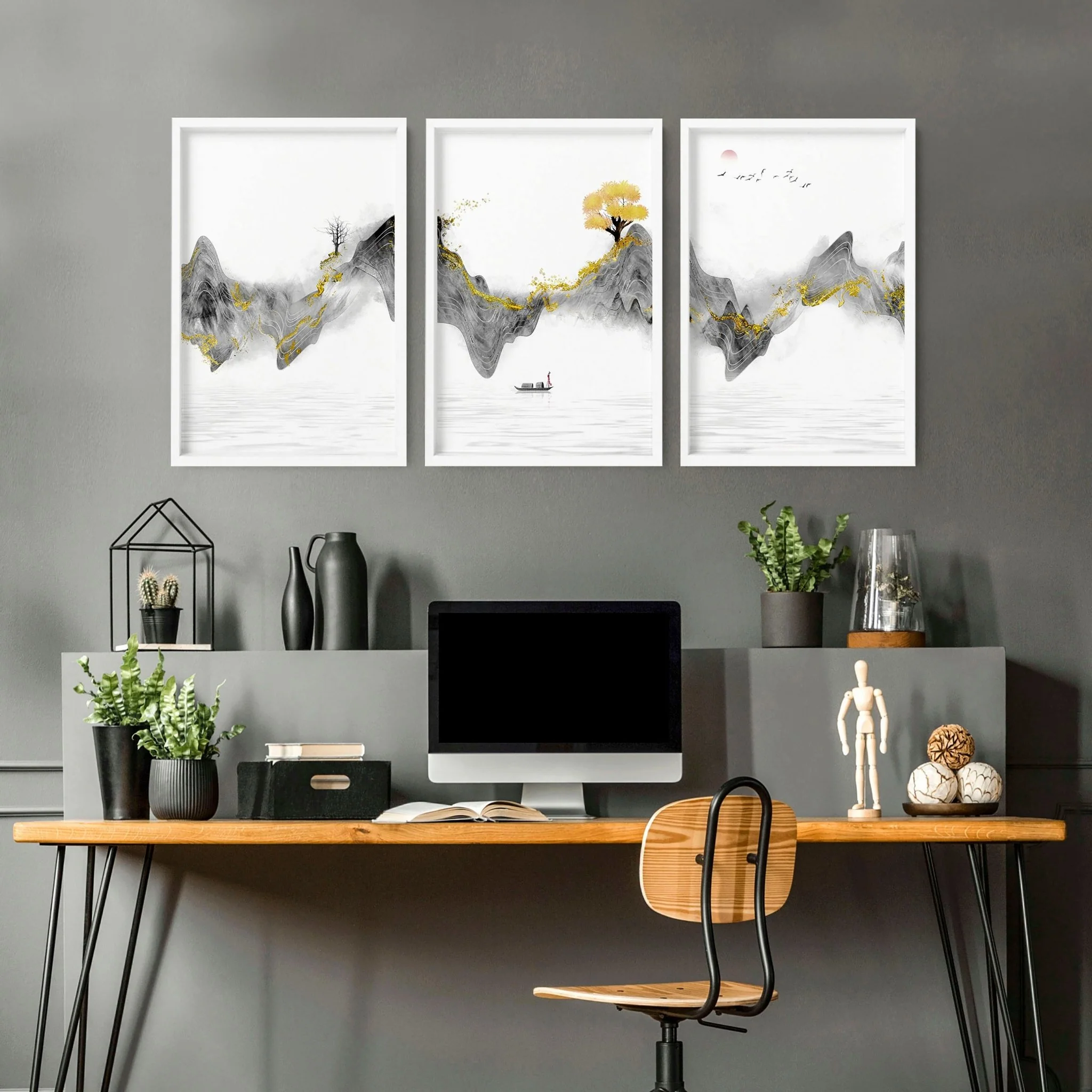 Office walls decor | set of 3 framed wall art - Image 8