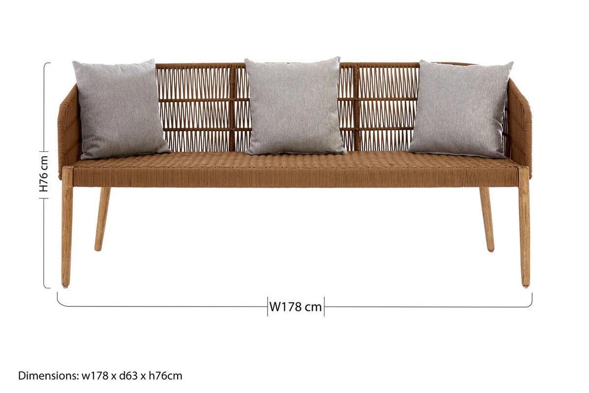Opus 3 Seat Grey Sofa with Wooden Legs - Image 18