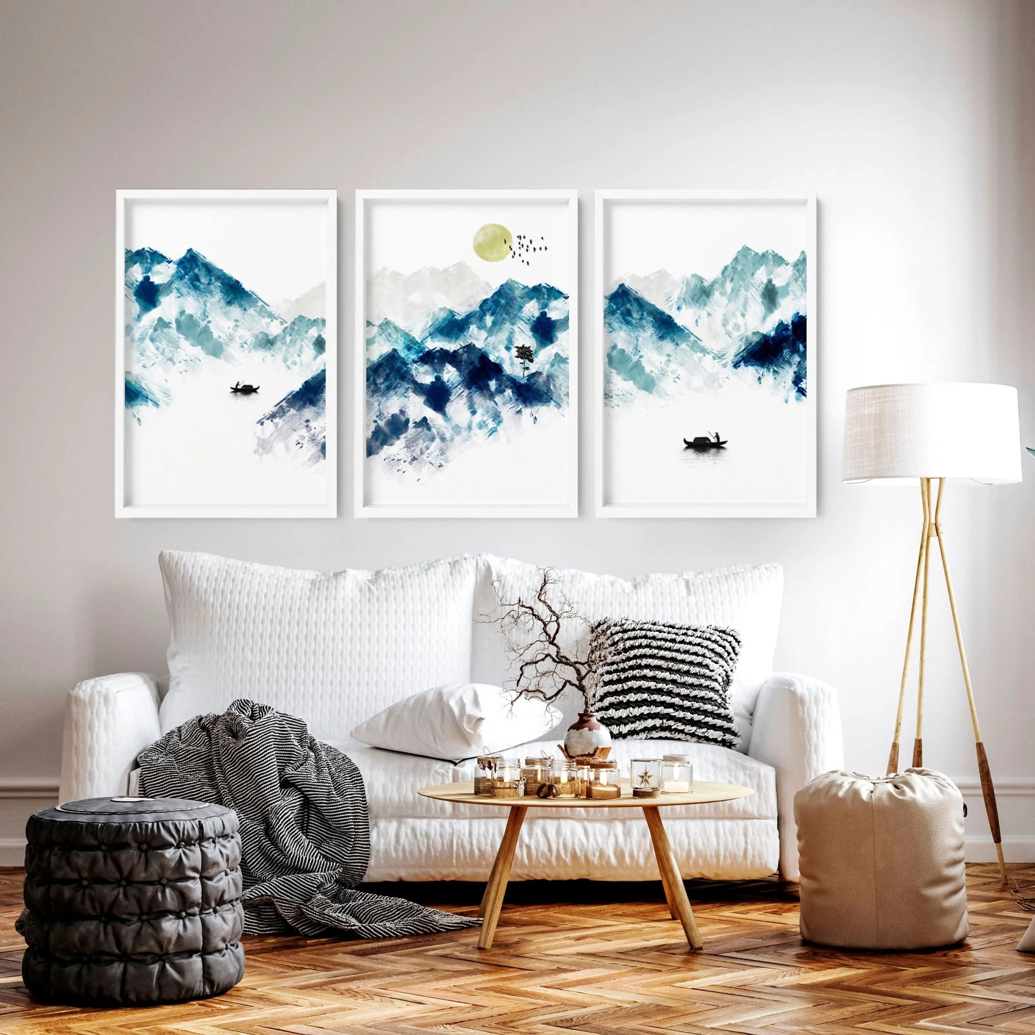 Oriental wall art | set of 3 wall art prints - Image 2