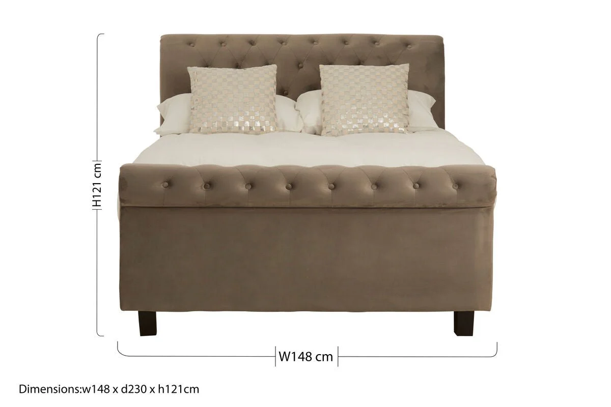 Orlando Grey Ottoman Double Bed - Image 14