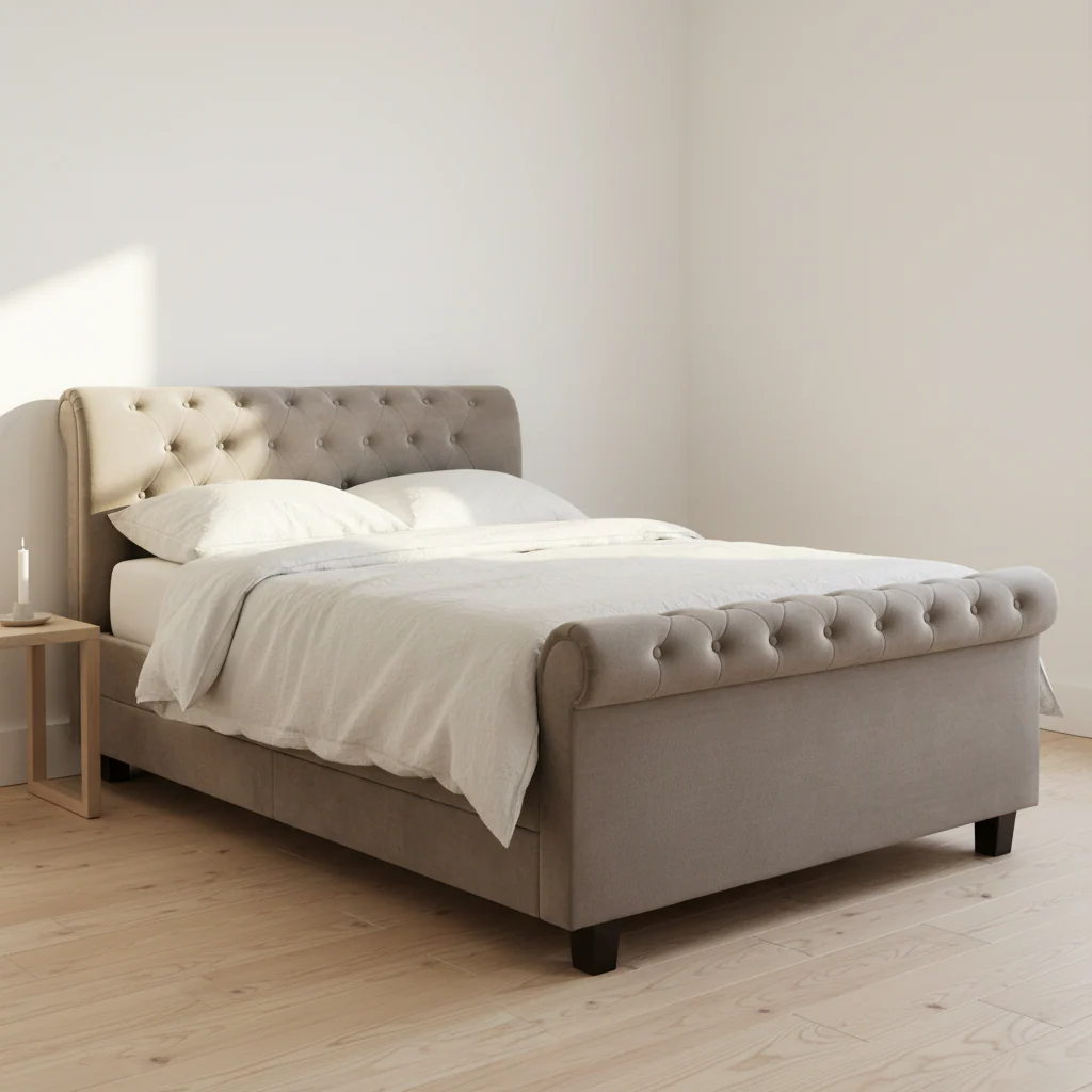 Orlando Grey Ottoman Double Bed - Image 3