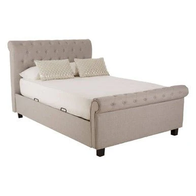 Orlando Light Grey Ottoman Double Bed - Image 10
