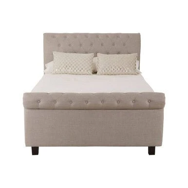 Orlando Light Grey Ottoman Double Bed - Image 8