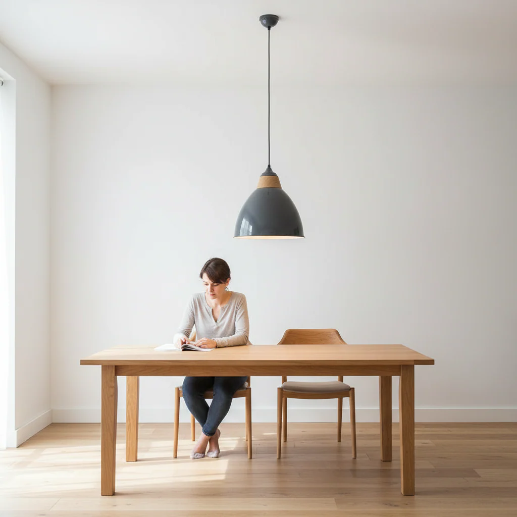Oslo Large Grey Bell Shaped Pendant Light - Image 2