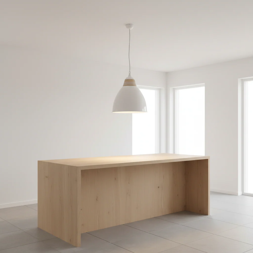 Oslo Large White Bell Shaped Pendant Light - Image 3