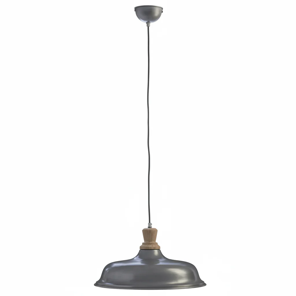 Oslo Small Pendant Light with Zinc Finish