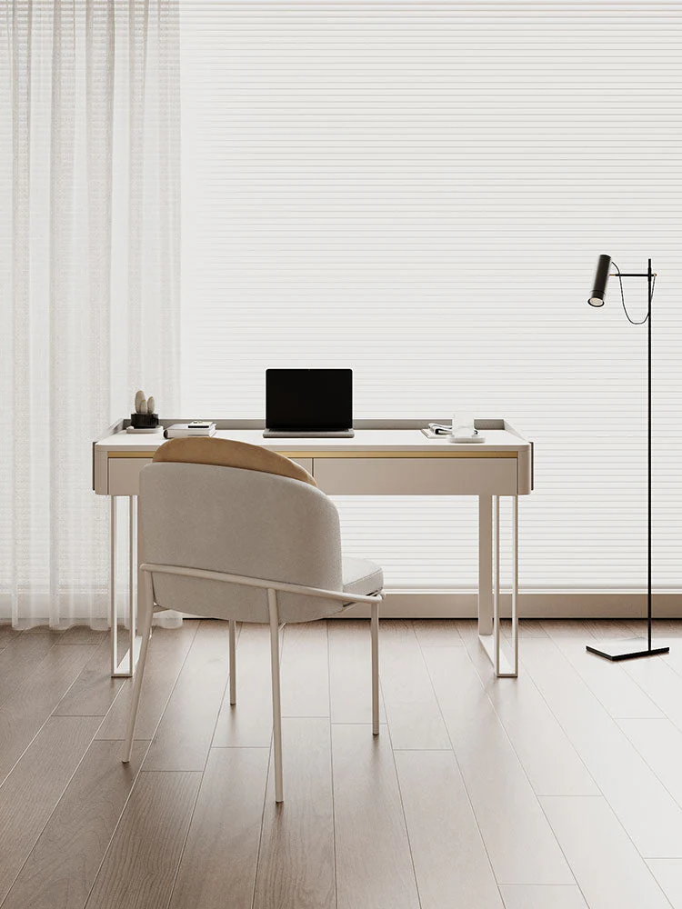 Otto Office Desk - White Sintered Stone - Image 19
