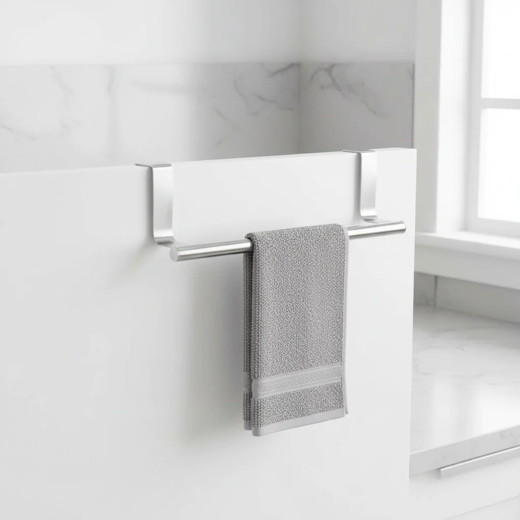 Over Door Kitchen Towel Hanging Rail - Image 4
