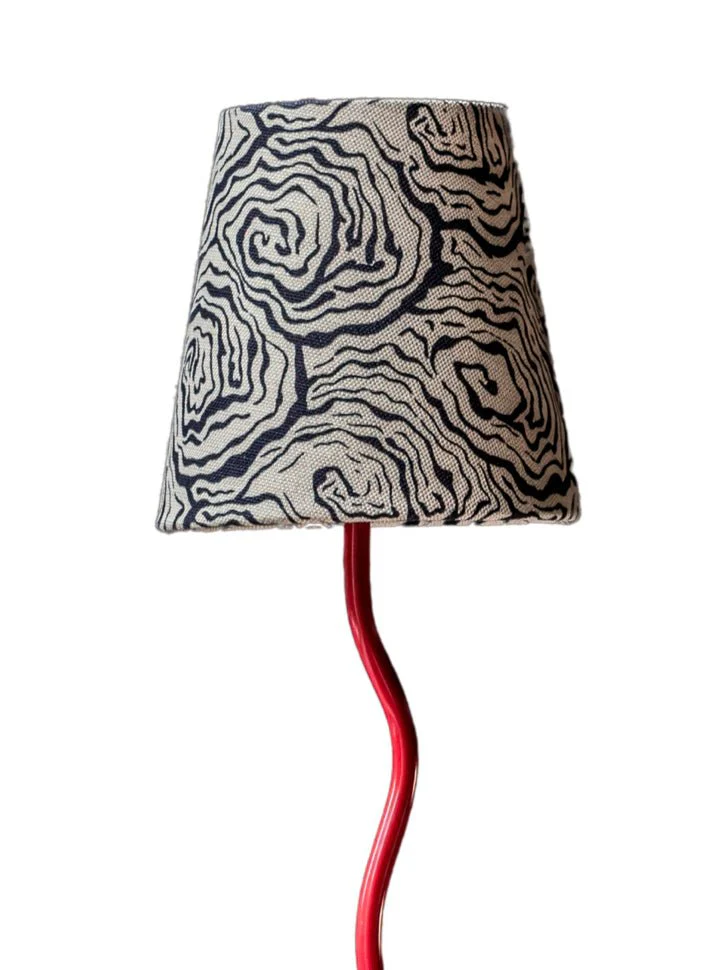 Oysters Monochrome Lampshade - Image 2