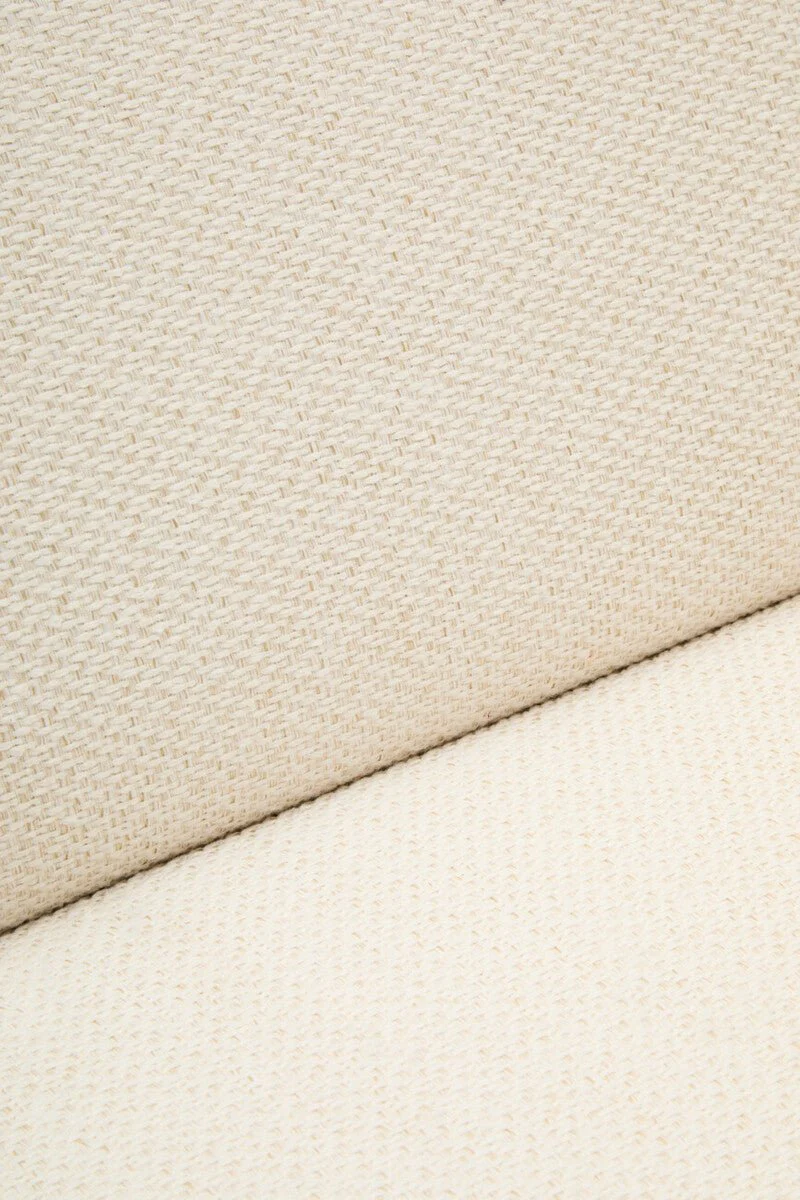 Ozzano Cream Linen Fabric 3 Seater Sofa - Image 17