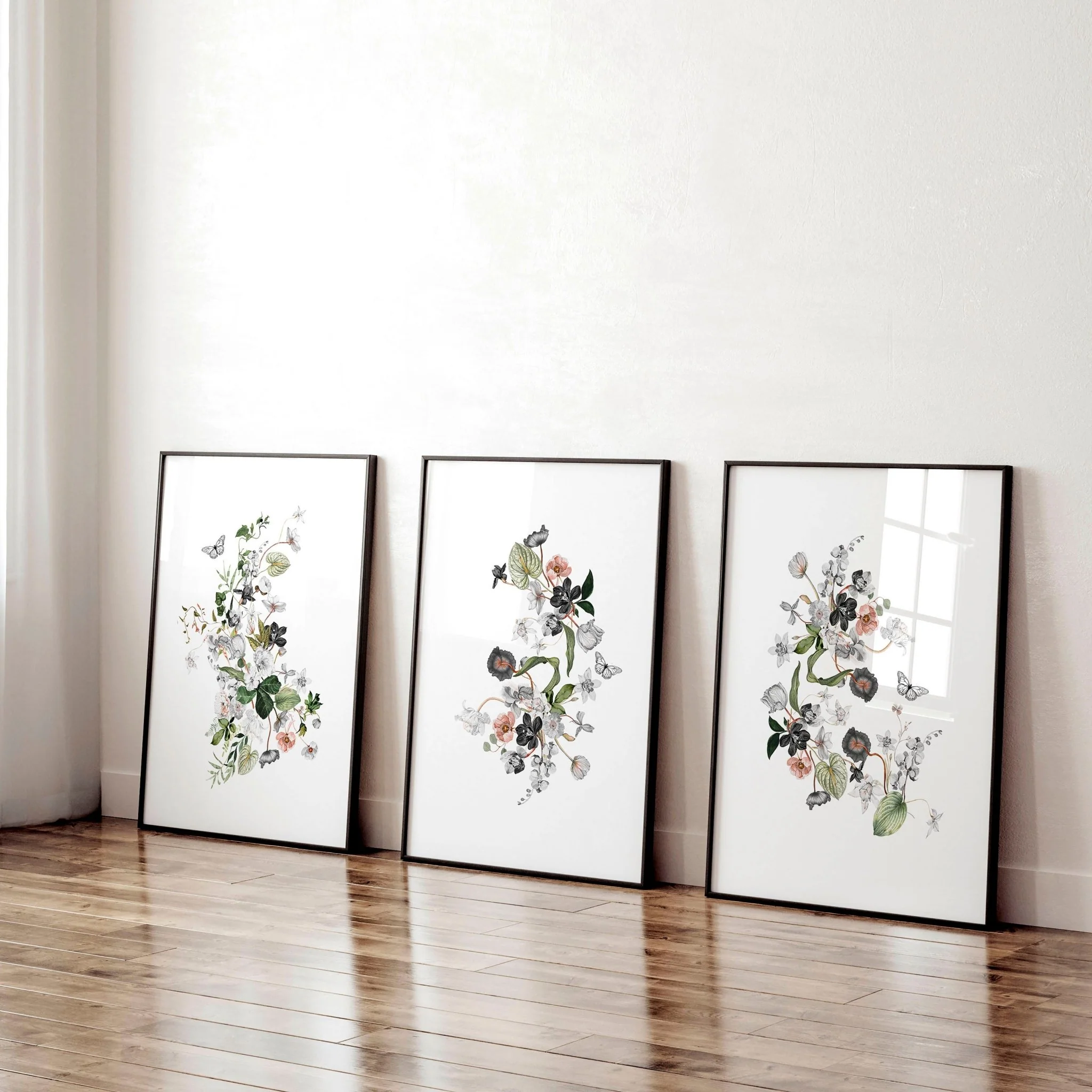 Paintings for home office | set of 3 wall art prints - Image 3