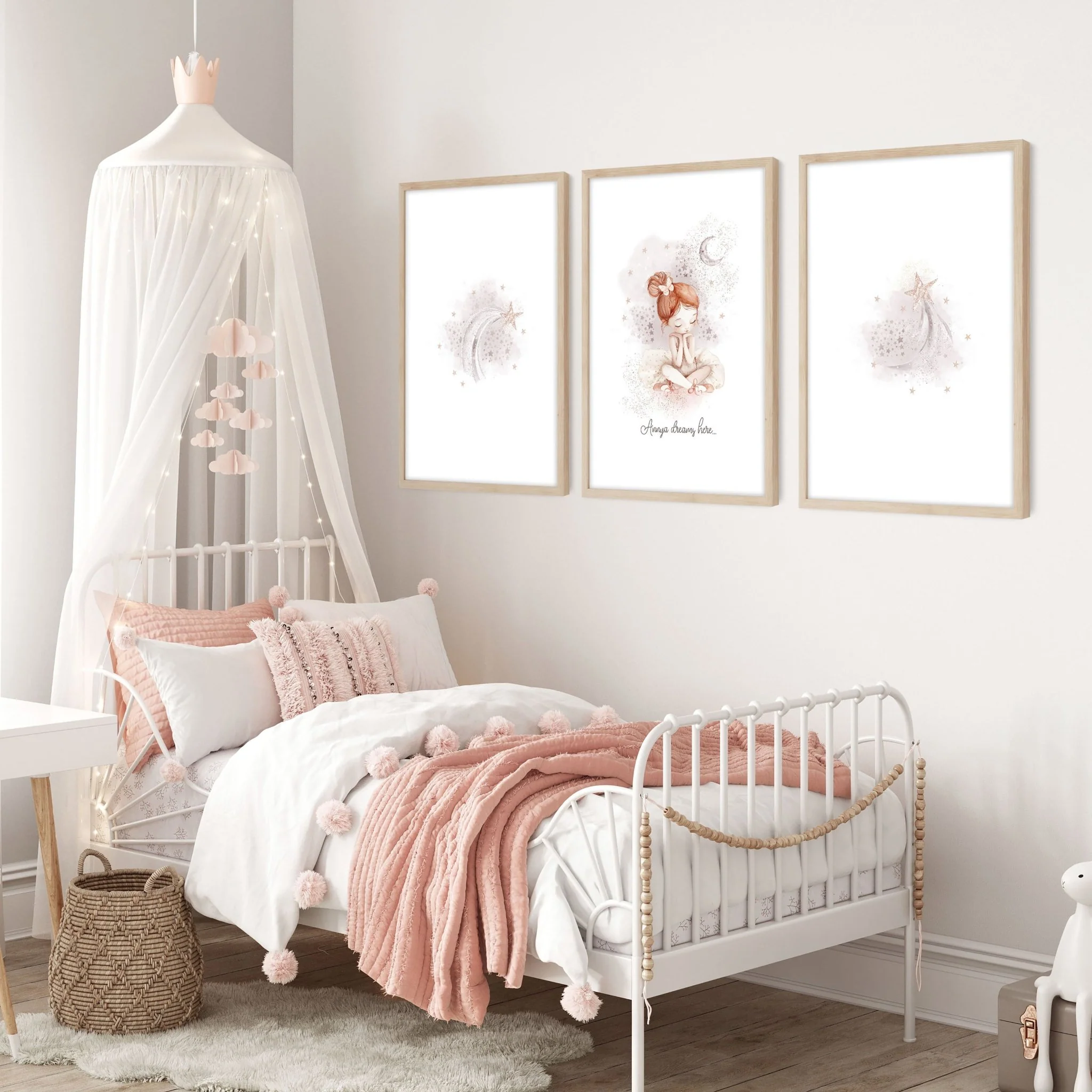 Paintings For Nursery | Set of 3 wall art prints - Image 3