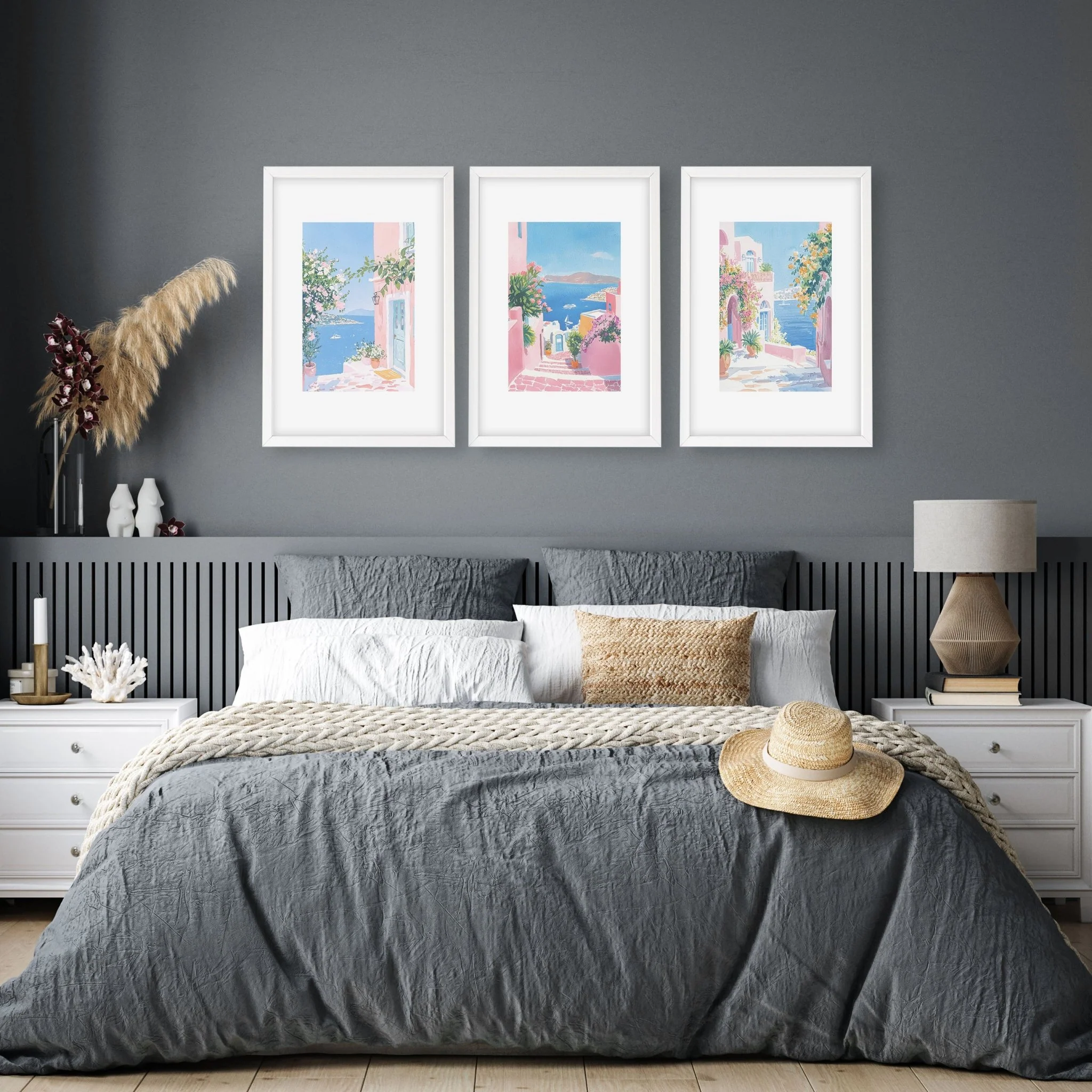 Paintings Of The Sea | Set of 3 Beach Decor Wall art Prints - Image 2