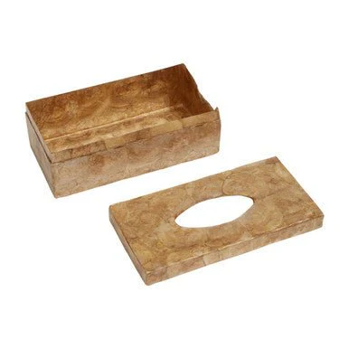 Palu Beige Seashell Tissue Box - Image 8